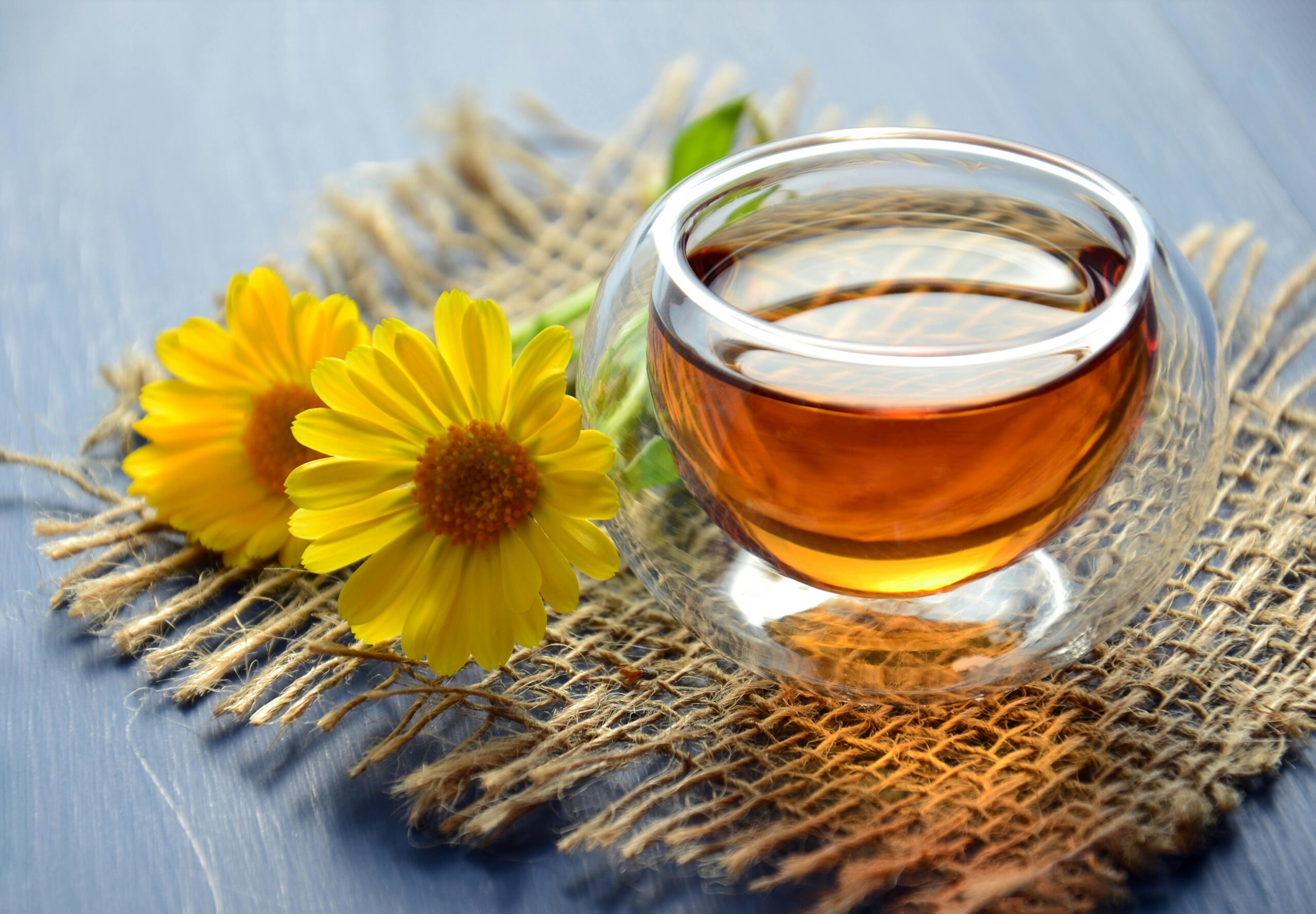 Picture of Tea in a glass cup.