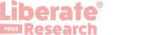 Liberate Your Research Logo Peach Transparent